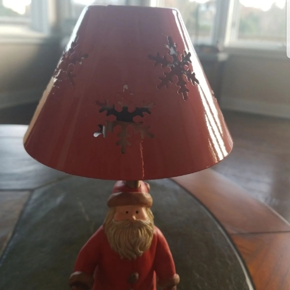 NEW Hallmark Santa Votive candle lamp li - Picture 3 of 4